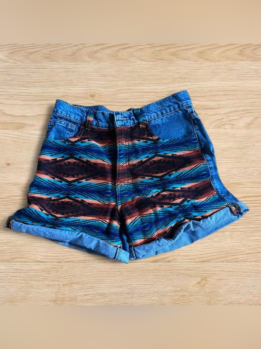 Ecuadorian Native Patchwork shorts